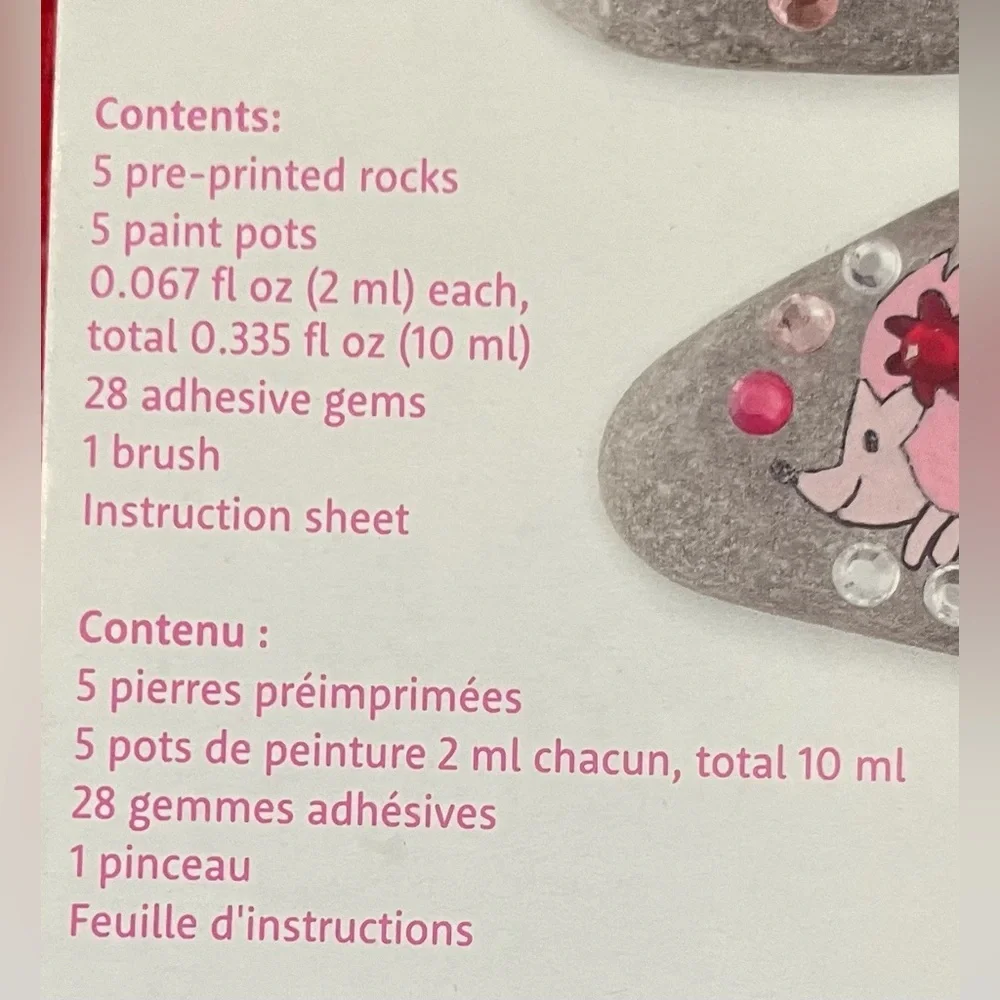 NWT Creatology rock art set Valentine’s Day theme